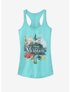 Disney The Little Mermaid Watercolor Poster Girls Tank Top, , hi-res