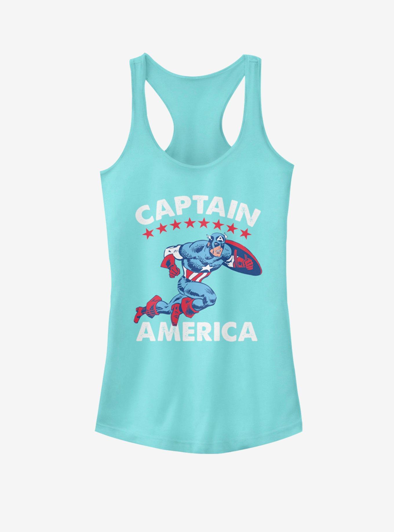 Marvel Captain America Girls Tank, CANCUN, hi-res