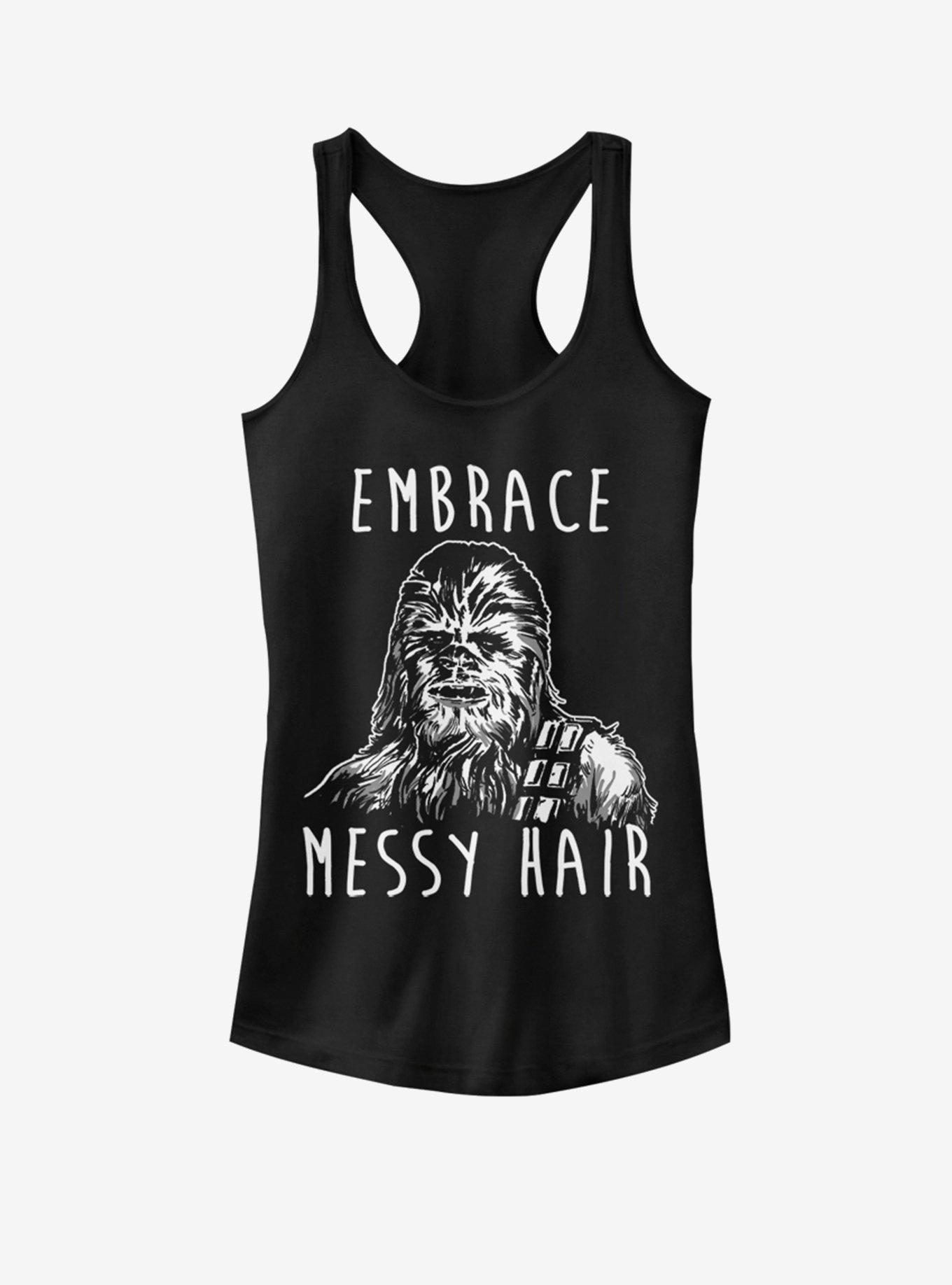 Star Wars Embrace Hair Girls Tank, BLACK, hi-res
