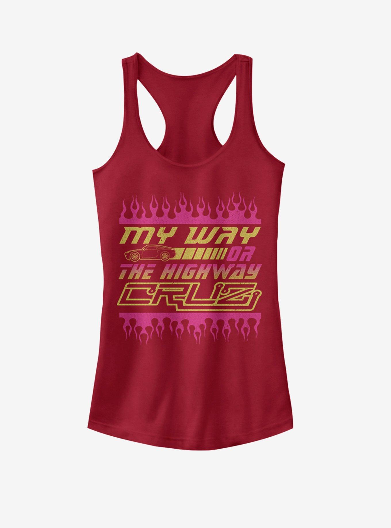 Disney Pixar Cars My Way Girls Tank, SCARLET, hi-res