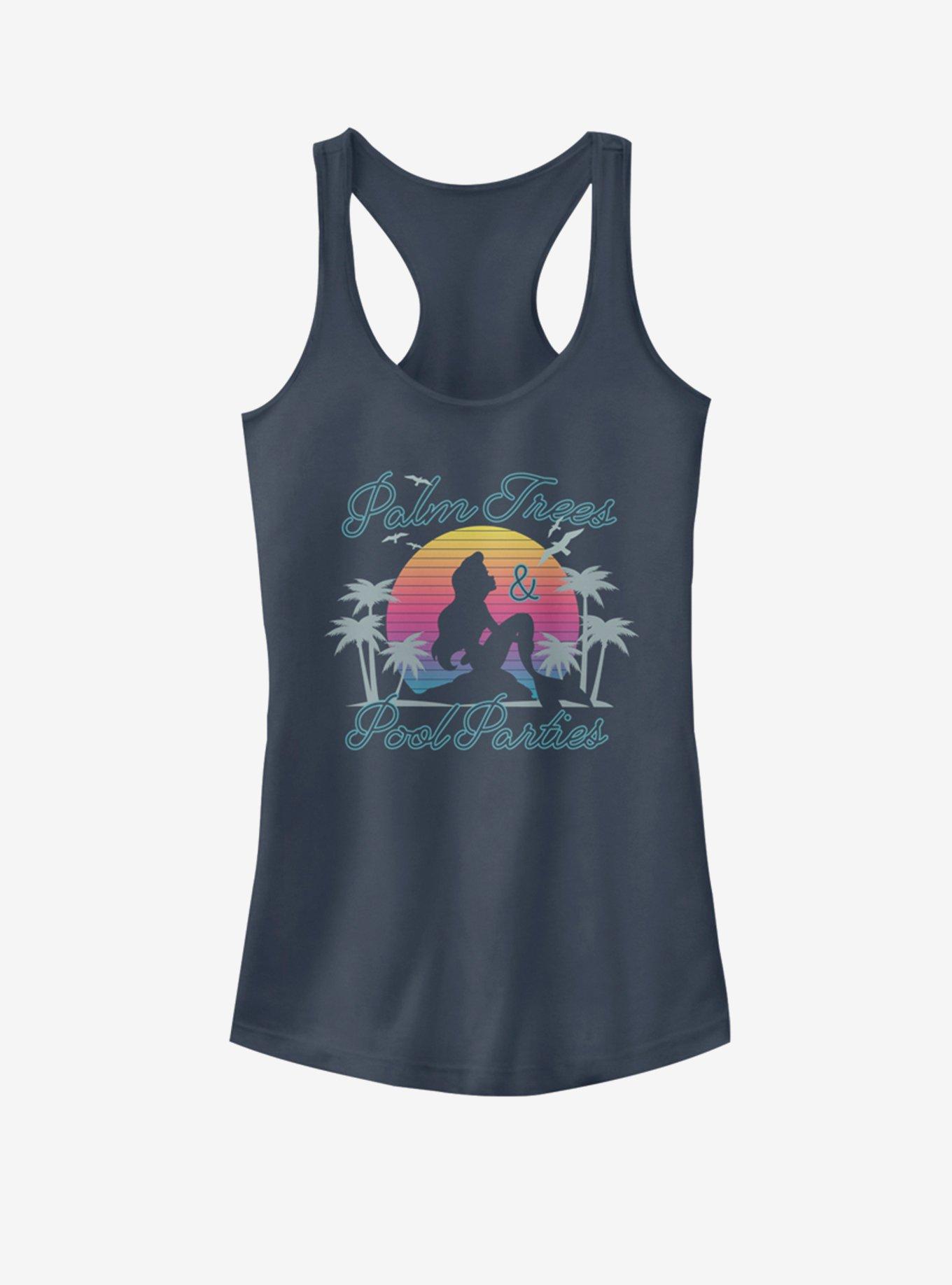 Disney The Little Mermaid Palm Ariel Girls Tank, INDIGO, hi-res