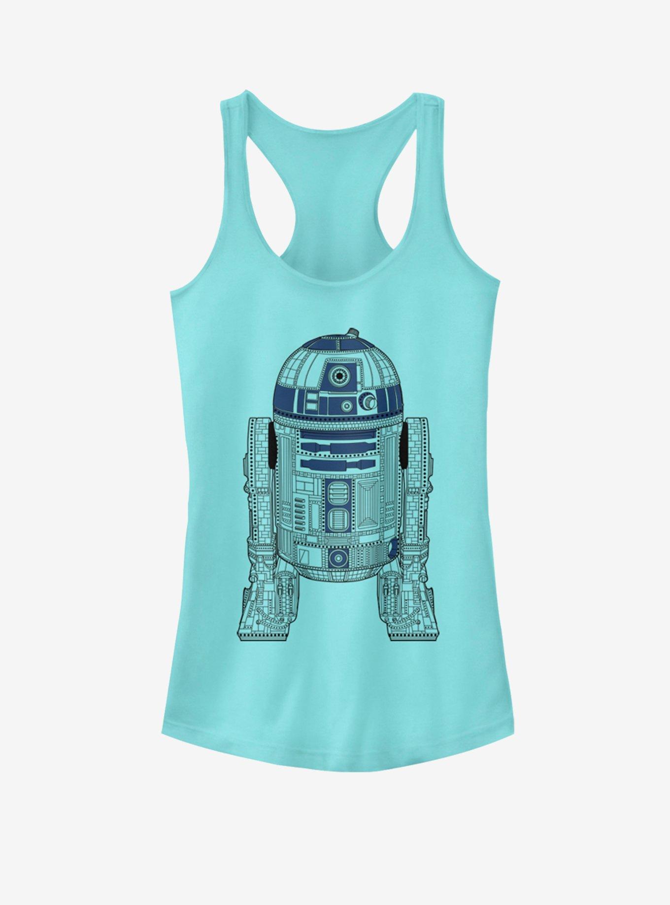 Star Wars Decorative R2D2 Girls Tank, CANCUN, hi-res