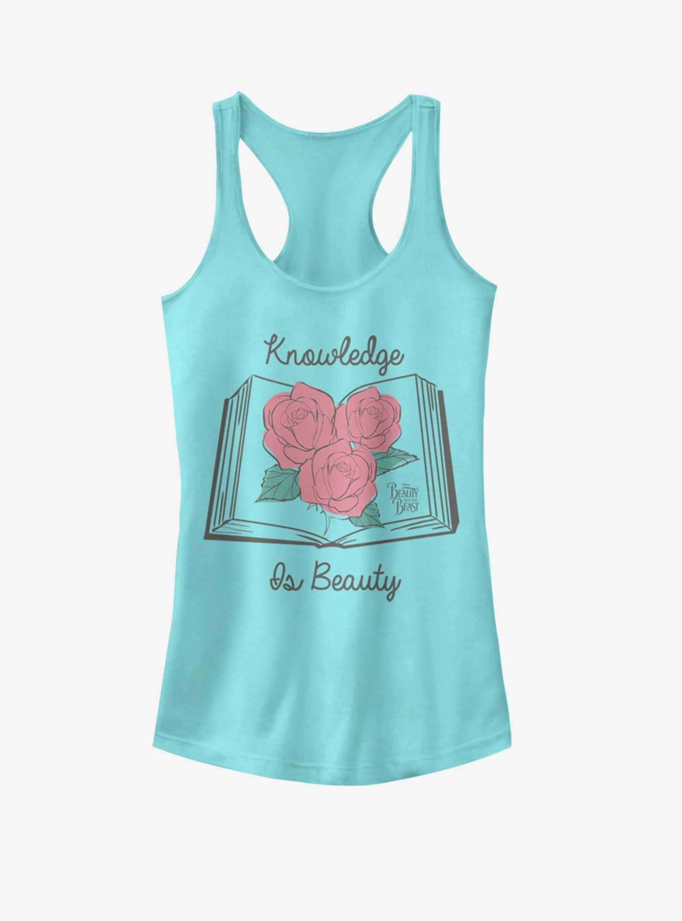 Disney Beauty and the Beast Knowledge Is Beauty Girls Tank, , hi-res