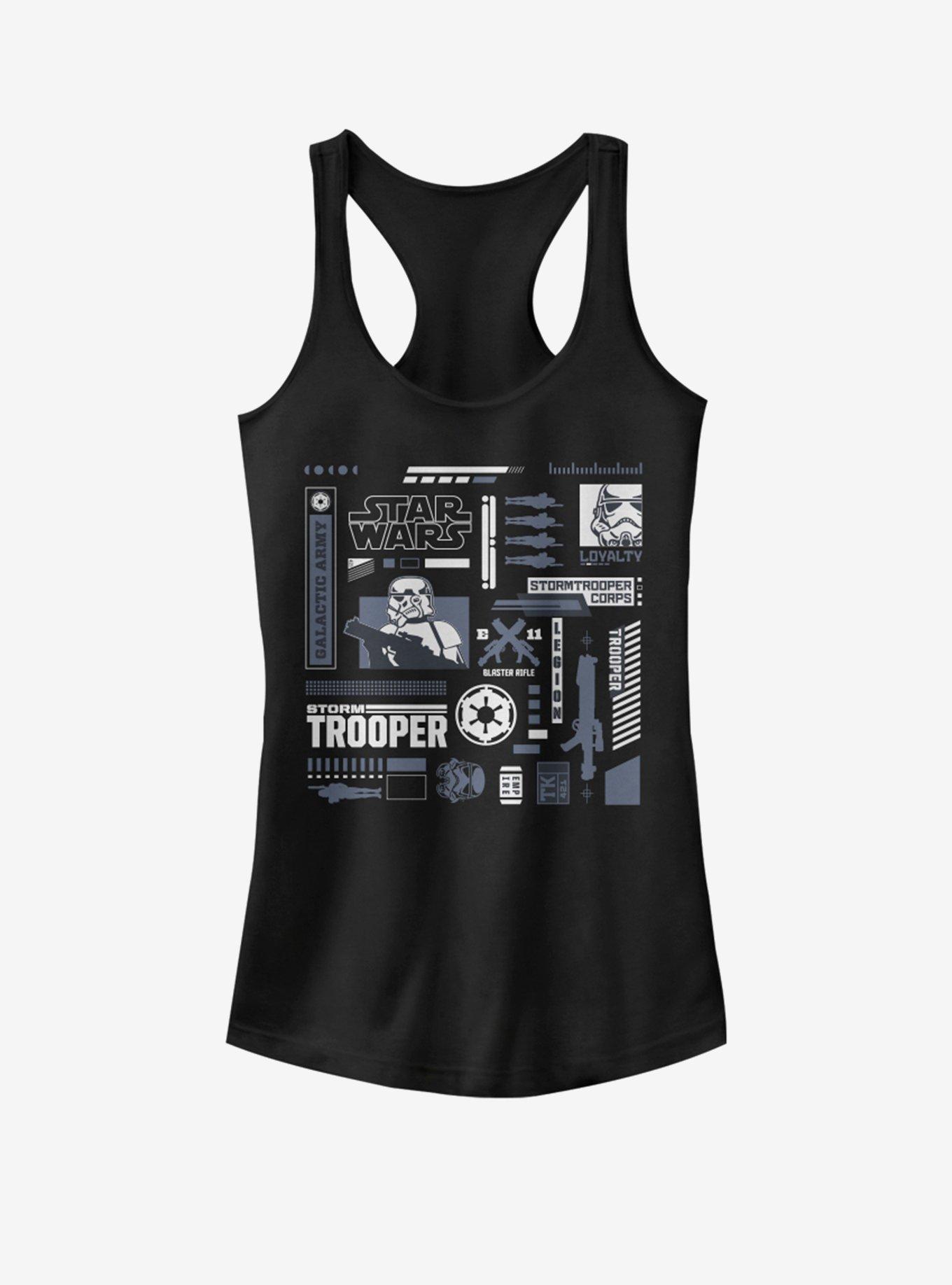 Star Wars Trooper Elements Girls Tank, BLACK, hi-res