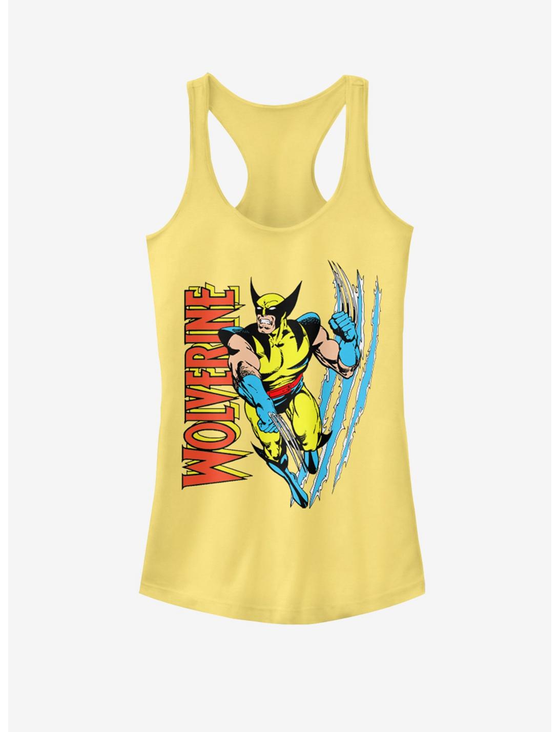 Marvel Wolverine Wolvie Claw Flip Girls Tank, BANANA, hi-res