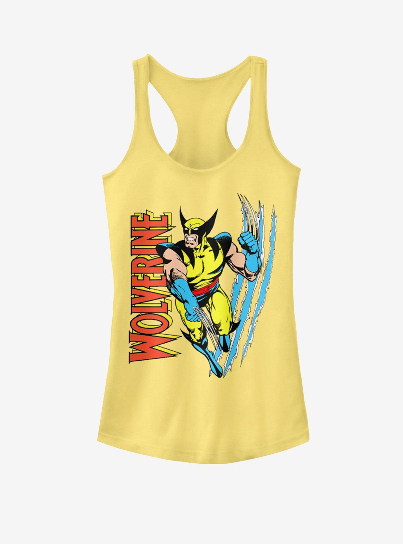 Marvel Wolverine Wolvie Claw Flip Girls Tank, BANANA, hi-res