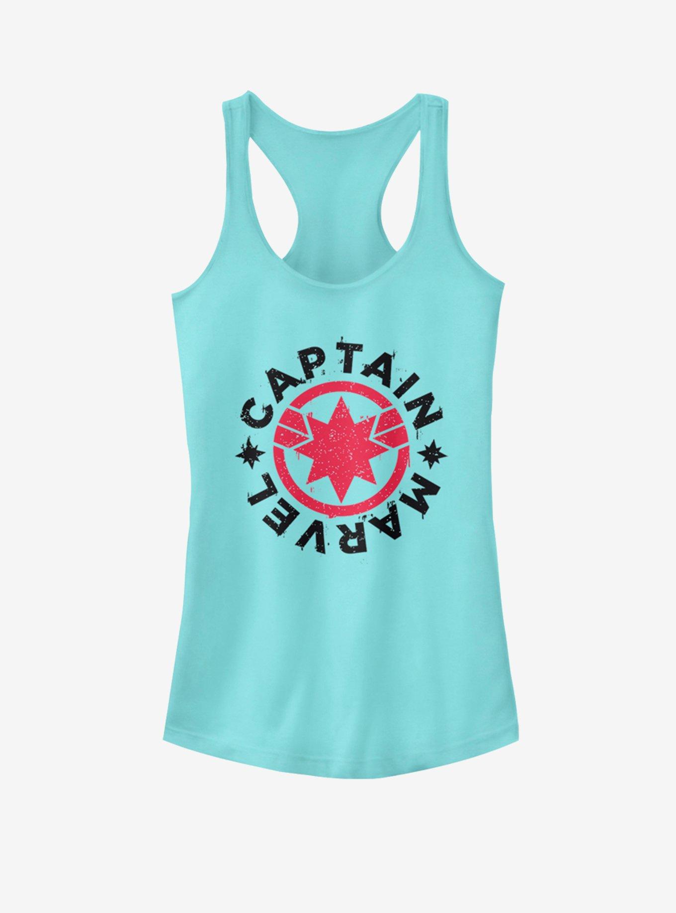 Marvel Captain Marvel Captain Marvel Girls Tank, CANCUN, hi-res