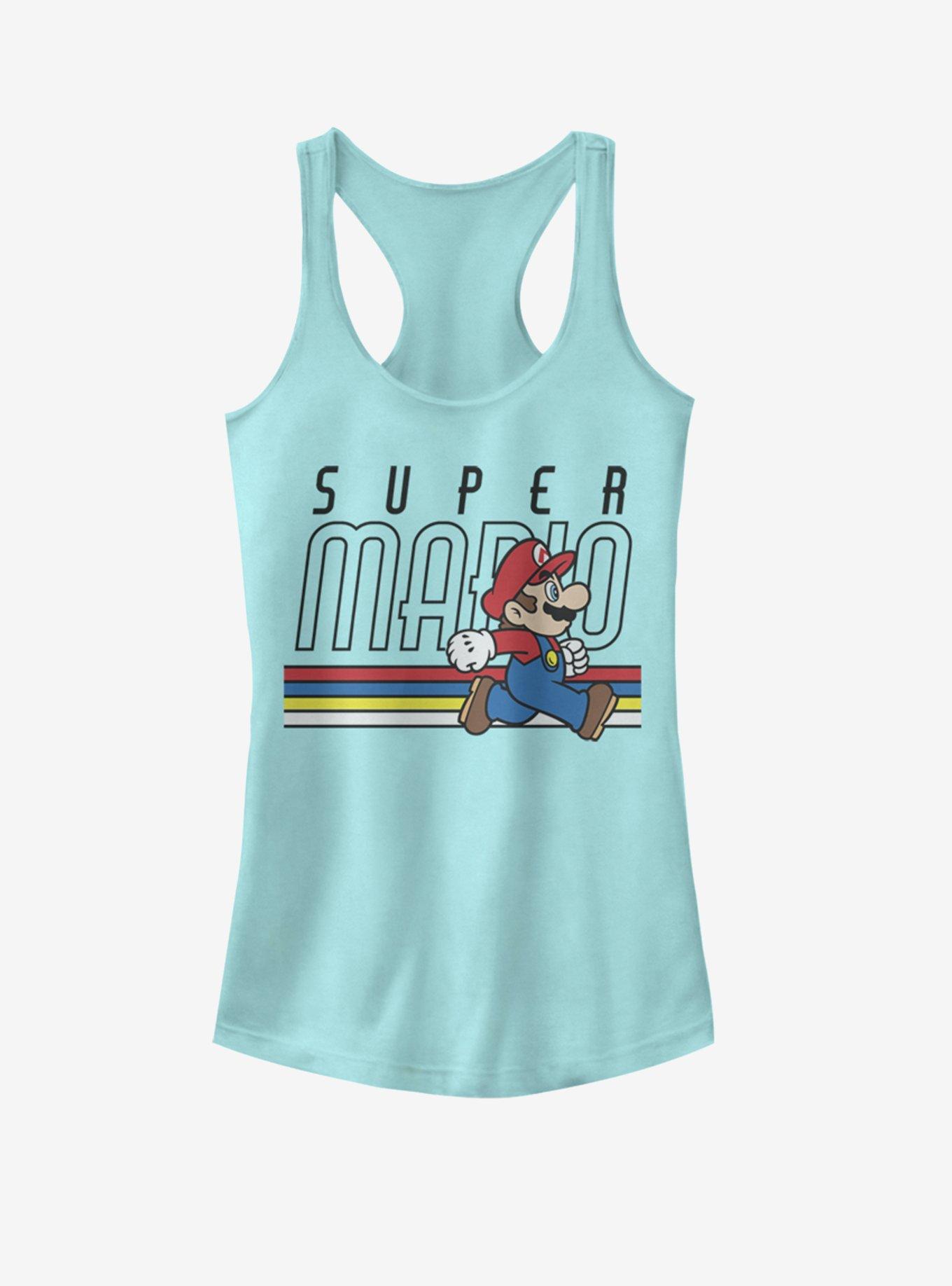 Marvel Nintendo Throwback Mario Girls Tank, CANCUN, hi-res