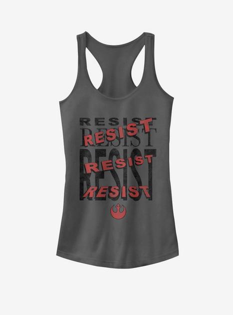 Star Wars Resist Repeat Girls Tank - BLACK | Hot Topic