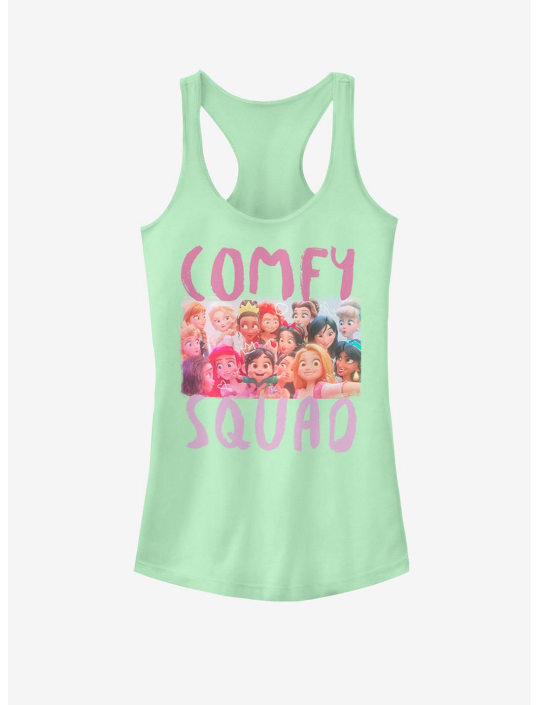 Disney Wreck-It Ralph Comfy Squad Selfie Girls Tank, MINT, hi-res
