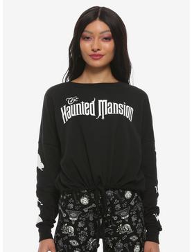 Her Universe Disney The Haunted Mansion Hitchhiking Ghosts Glow-In-The-Dark Cinched Waist Sweatshirt, , hi-res