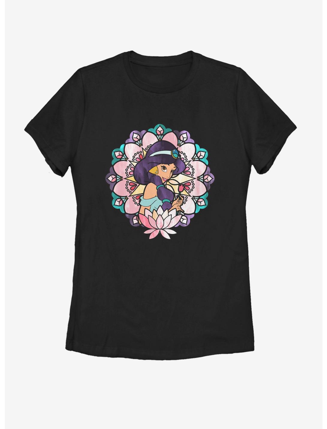 Disney Aladdin Glass Jasmine Womens T-Shirt, BLACK, hi-res