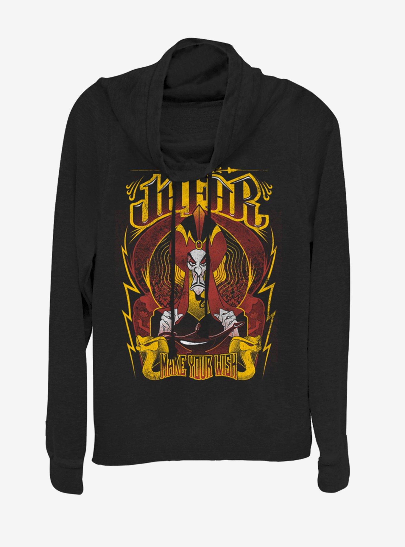 Disney Aladdin Jafar Make Your Wish Cowlneck Long-Sleeve Womens Top, , hi-res
