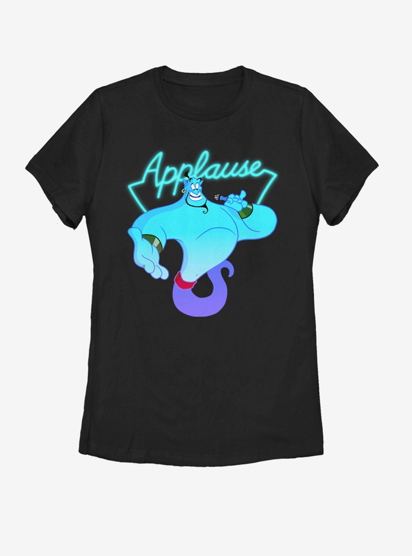 Disney Aladdin Applause Womens T-Shirt, BLACK, hi-res