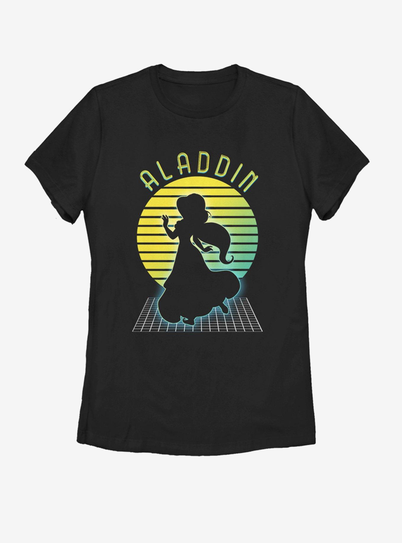 Disney Aladdin Jasmine Perspective Womens T-Shirt, BLACK, hi-res
