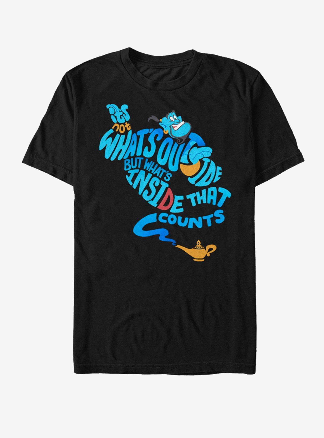 Disney Aladdin Quote Genie Bottle T-Shirt, BLACK, hi-res