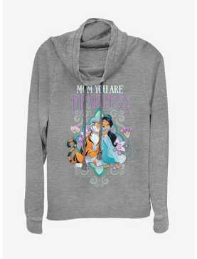 Disney Aladdin Fearless Jasmine Cowlneck Long-Sleeve Womens Top, , hi-res