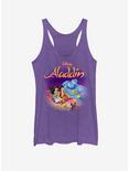 Disney Aladdin Aladdin VHS Womens Tank Top, PUR HTR, hi-res