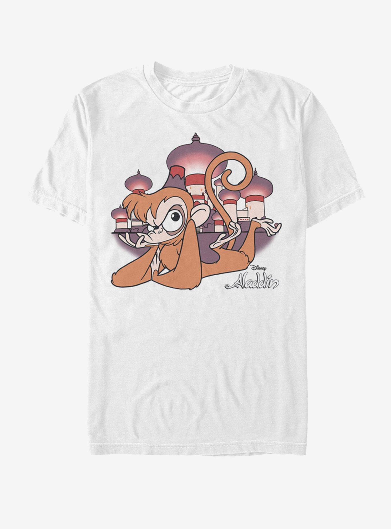 Disney Aladdin Abu Comp T-Shirt, WHITE, hi-res