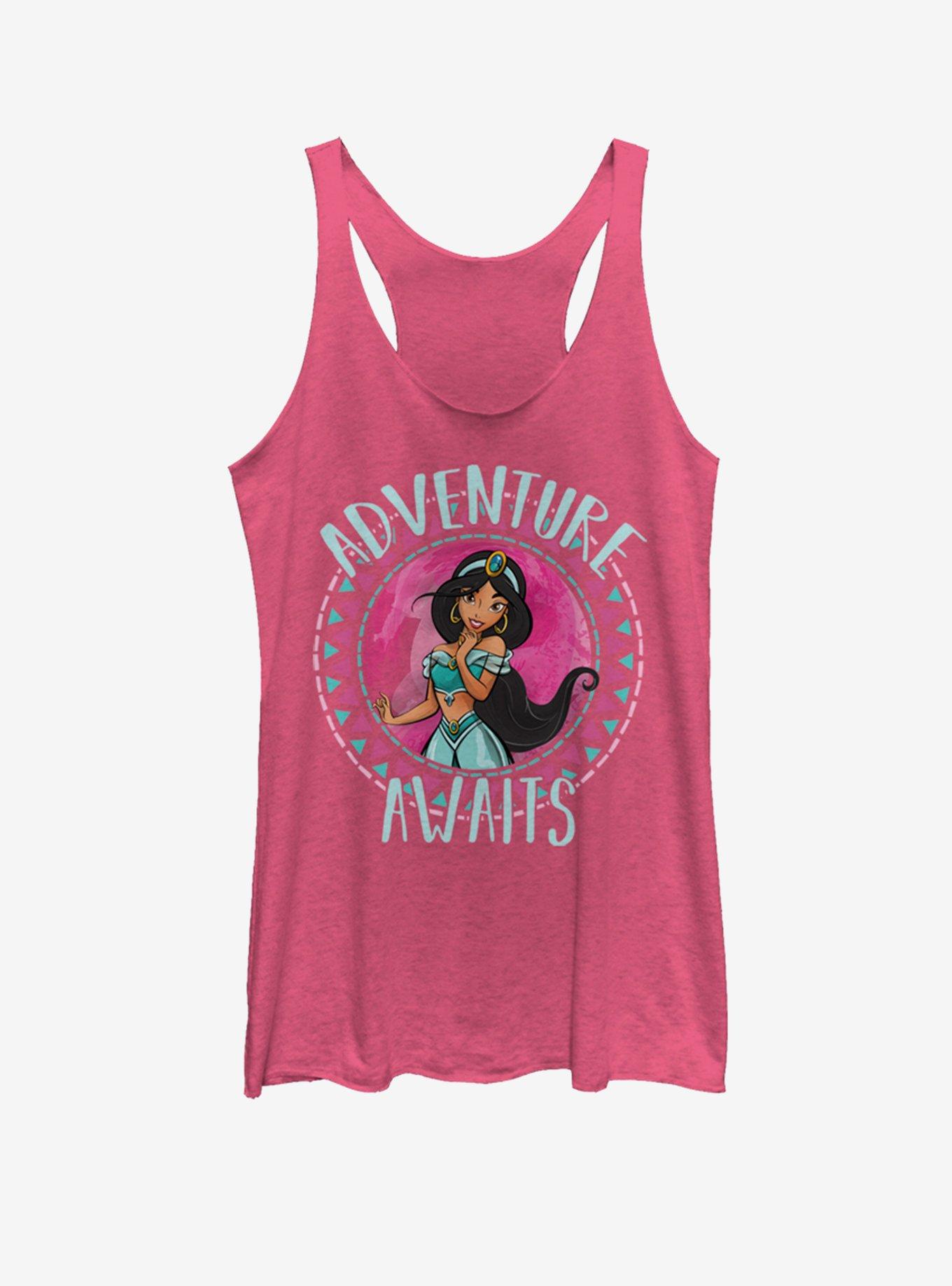 Disney Aladdin Jasmine Adventure Womens Tank Top, PINK HTR, hi-res