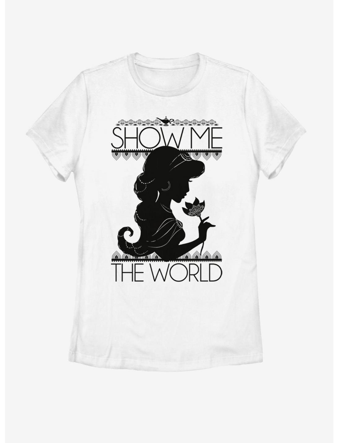 Disney Aladdin Jasmine Silo Womens T-Shirt, WHITE, hi-res