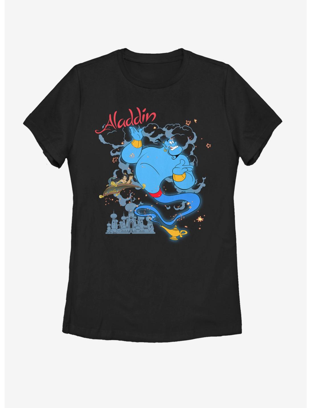 Disney Aladdin Genie Sparkle 3 Womens T-Shirt, BLACK, hi-res