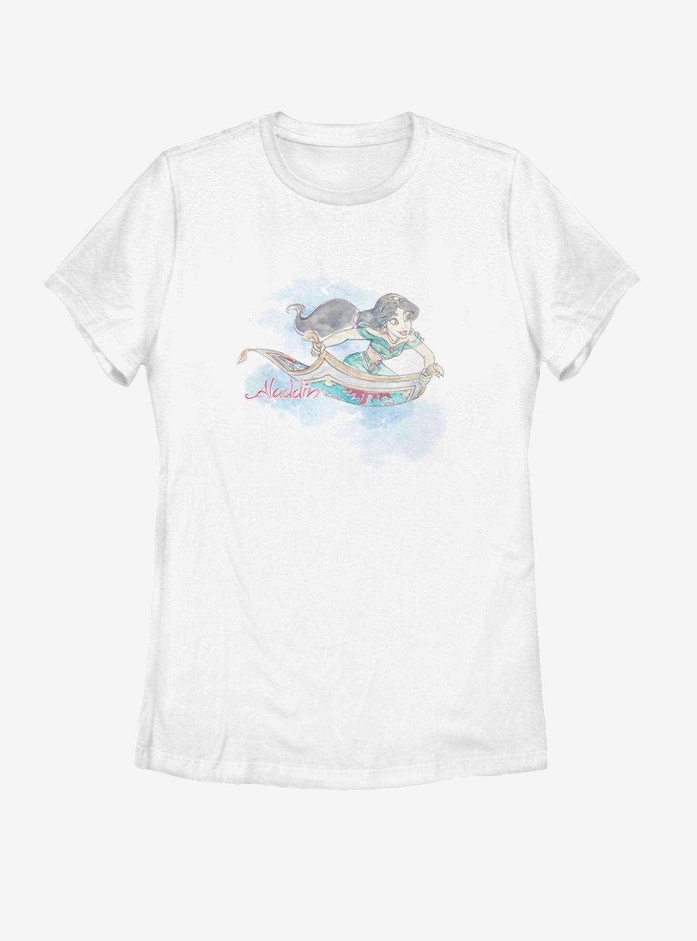 Disney Aladdin Jasmine Skeets Womens T-Shirt
