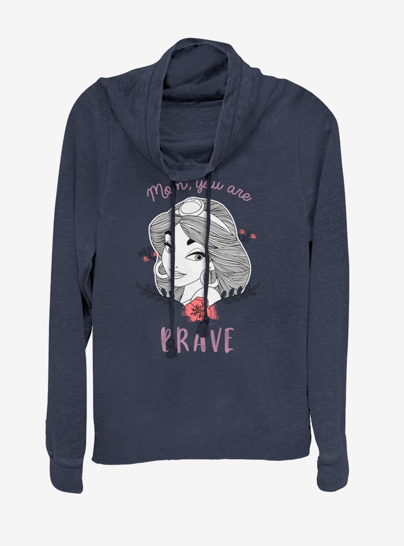 Disney Aladdin Brave Mom Cowlneck Long-Sleeve Womens Top, , hi-res