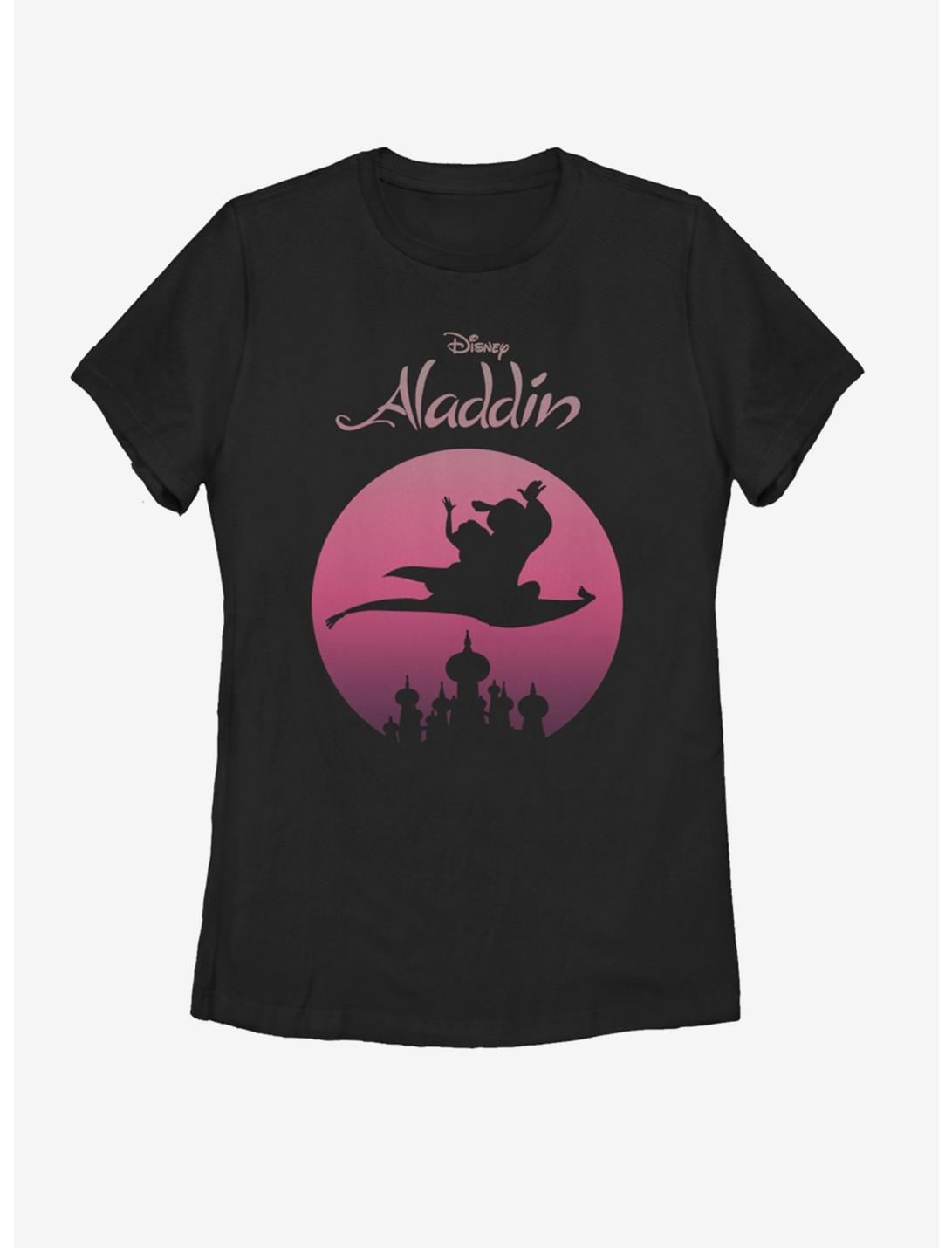 Disney Aladdin Flying High Womens T-Shirt, BLACK, hi-res