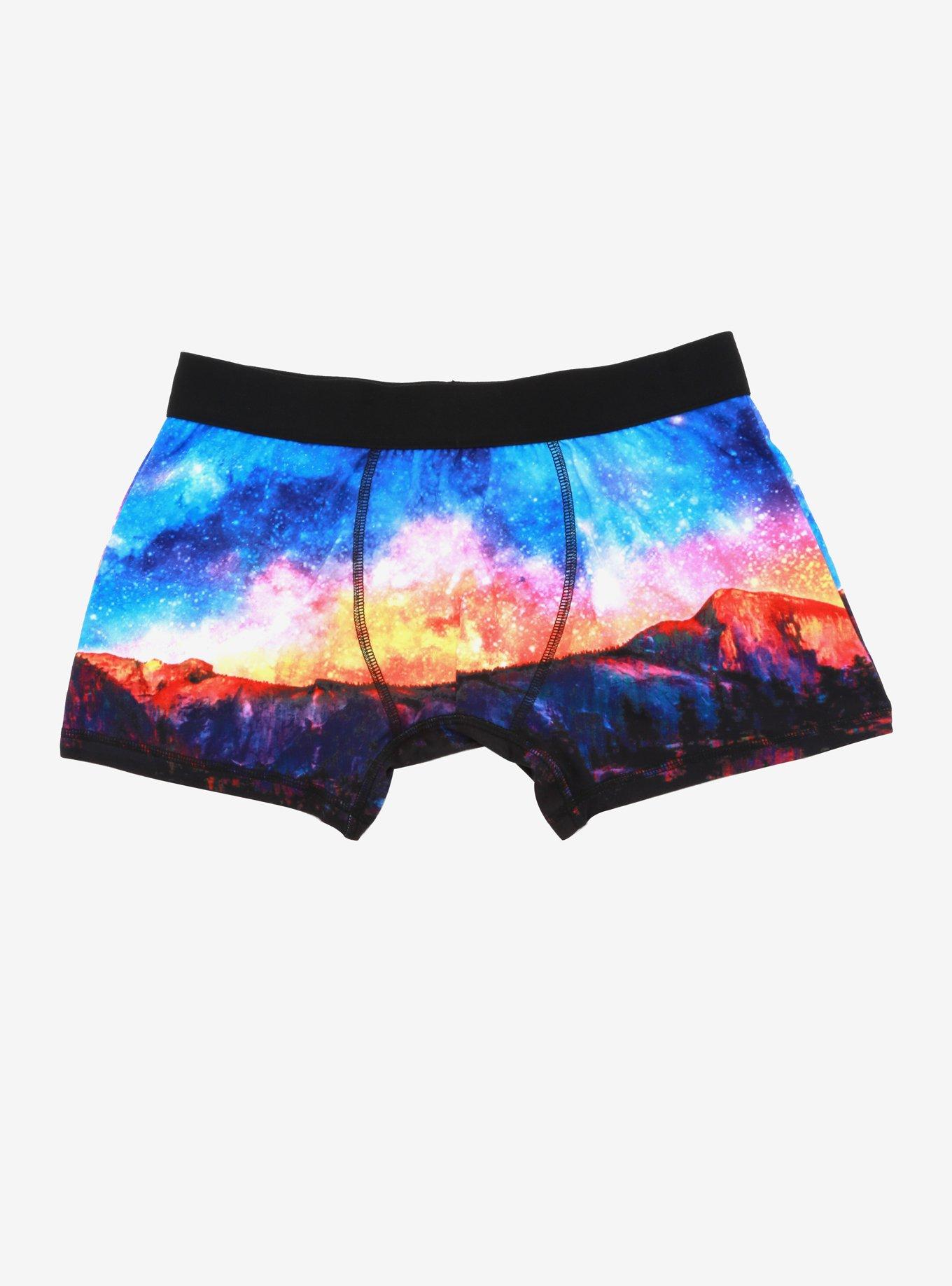 Galaxy Mountains Boxer Briefs | Hot Topic