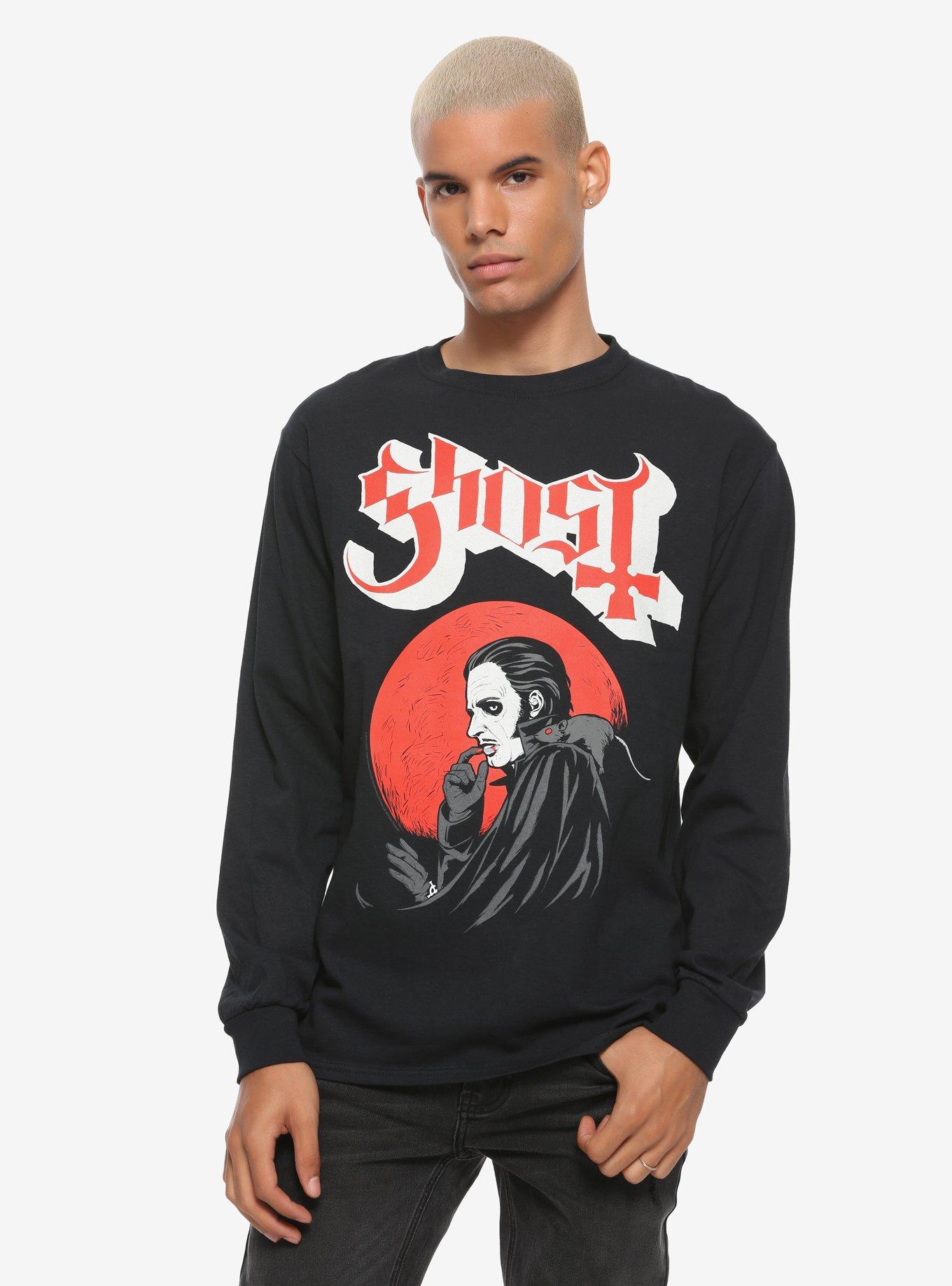 Ghost Black Plague Long-Sleeve T-Shirt, BLACK, hi-res