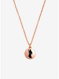Star Wars Princess Leia Silhouette Dainty Necklace, , hi-res