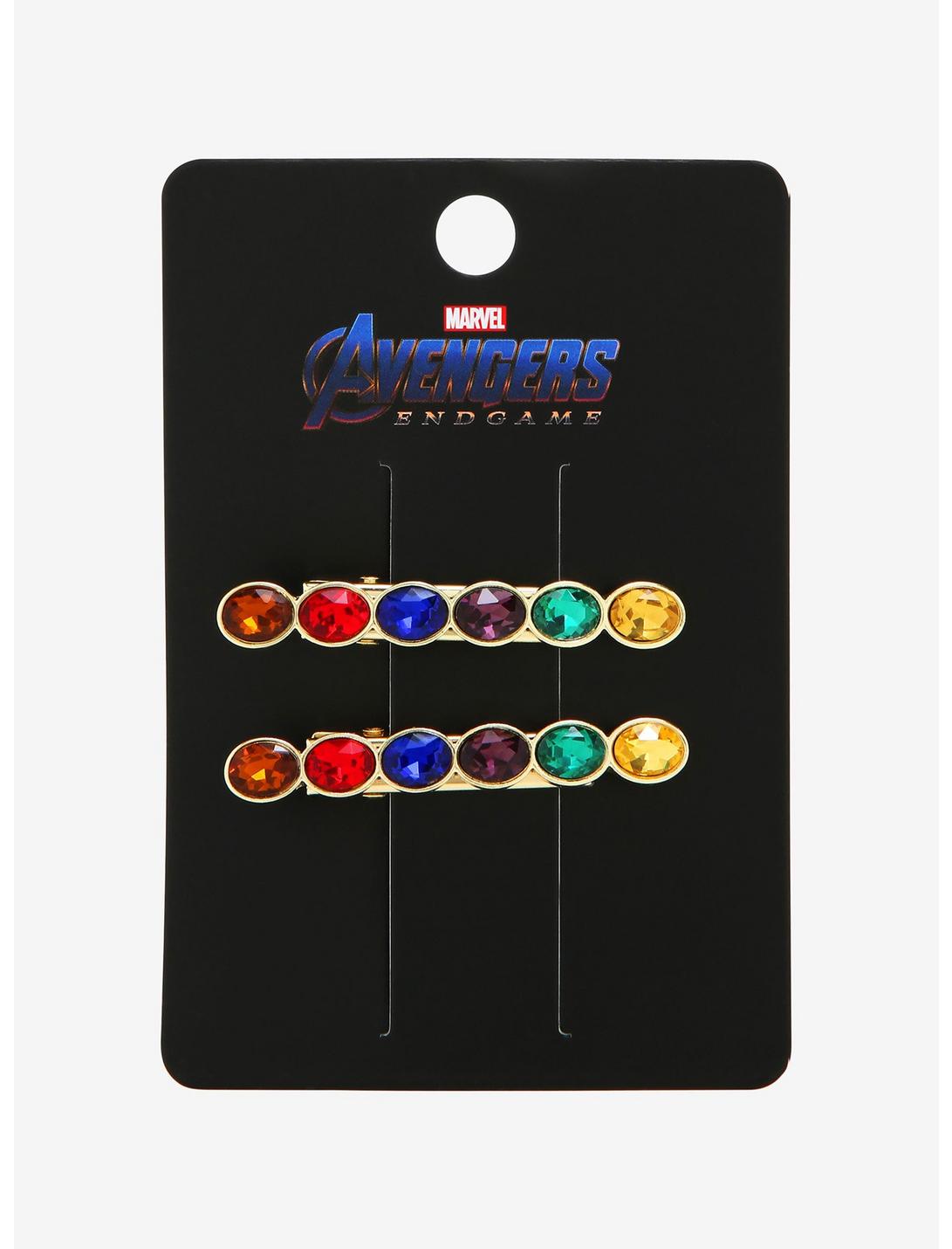 Marvel Avengers: Endgame Infinity Stones Hair Clip Set - BoxLunch Exclusive, , hi-res