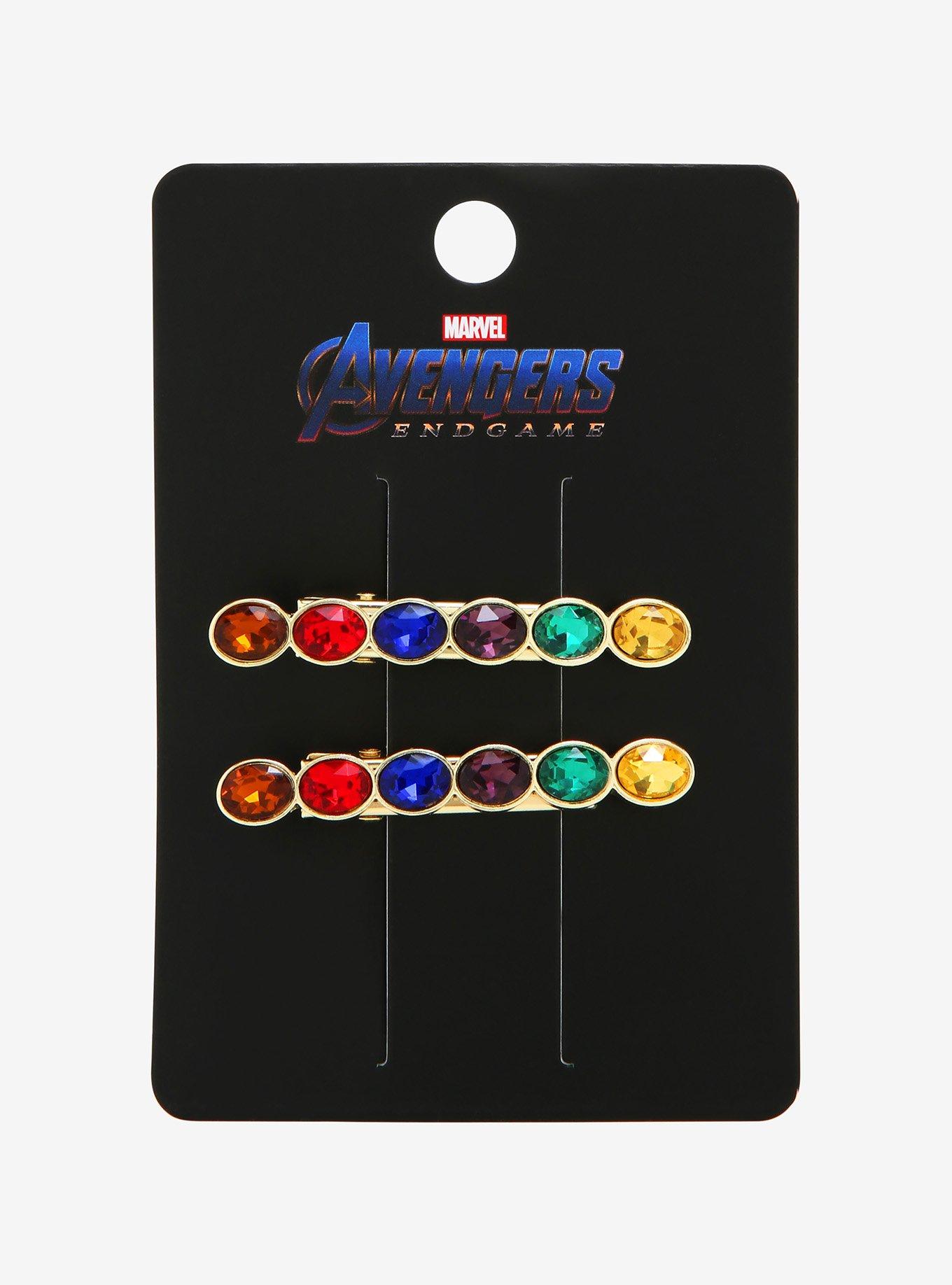 Marvel Avengers: Endgame Infinity Stones Hair Clip Set - BoxLunch Exclusive, , hi-res