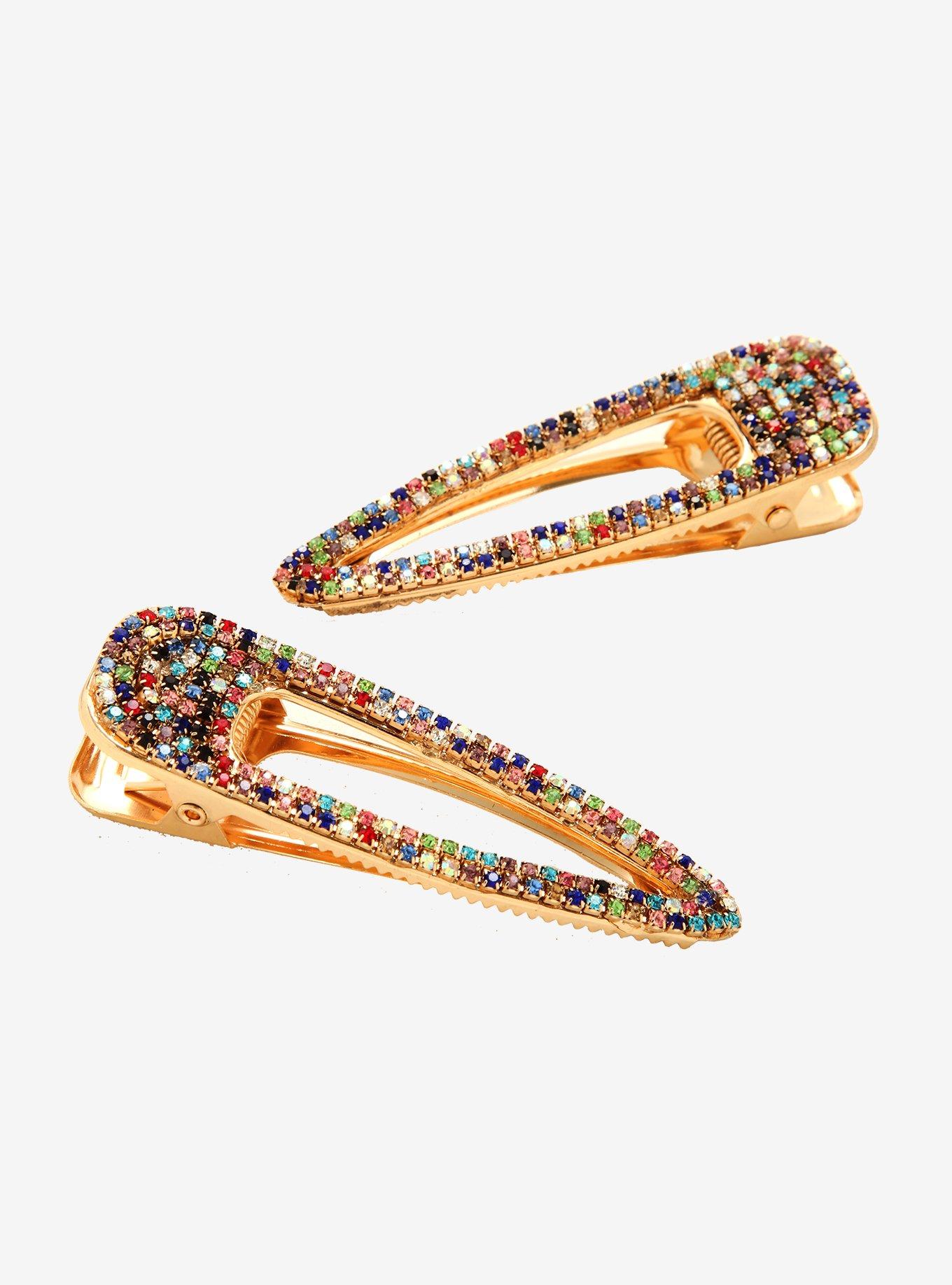 Rainbow Gem Hair Clip Set BoxLunch Exclusive BoxLunch