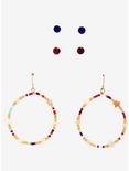 Rainbow Earring Set - BoxLunch Exclusive, , hi-res