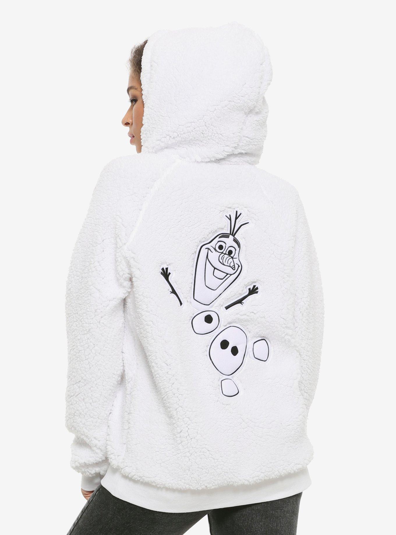 Her Universe Disney Frozen 2 Fuzzy Olaf Hoodie, MULTI, hi-res