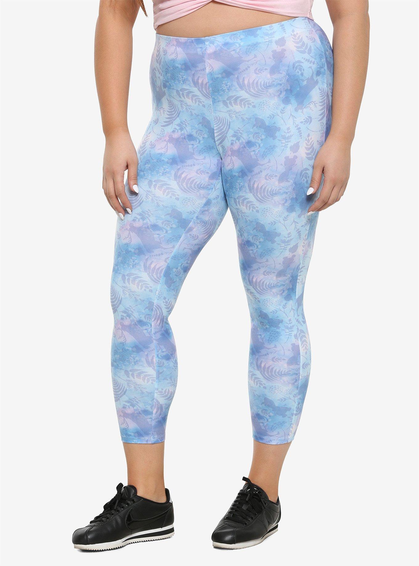 Her Universe Disney Frozen 2 Watercolor Leggings Plus Size, MULTI, hi-res