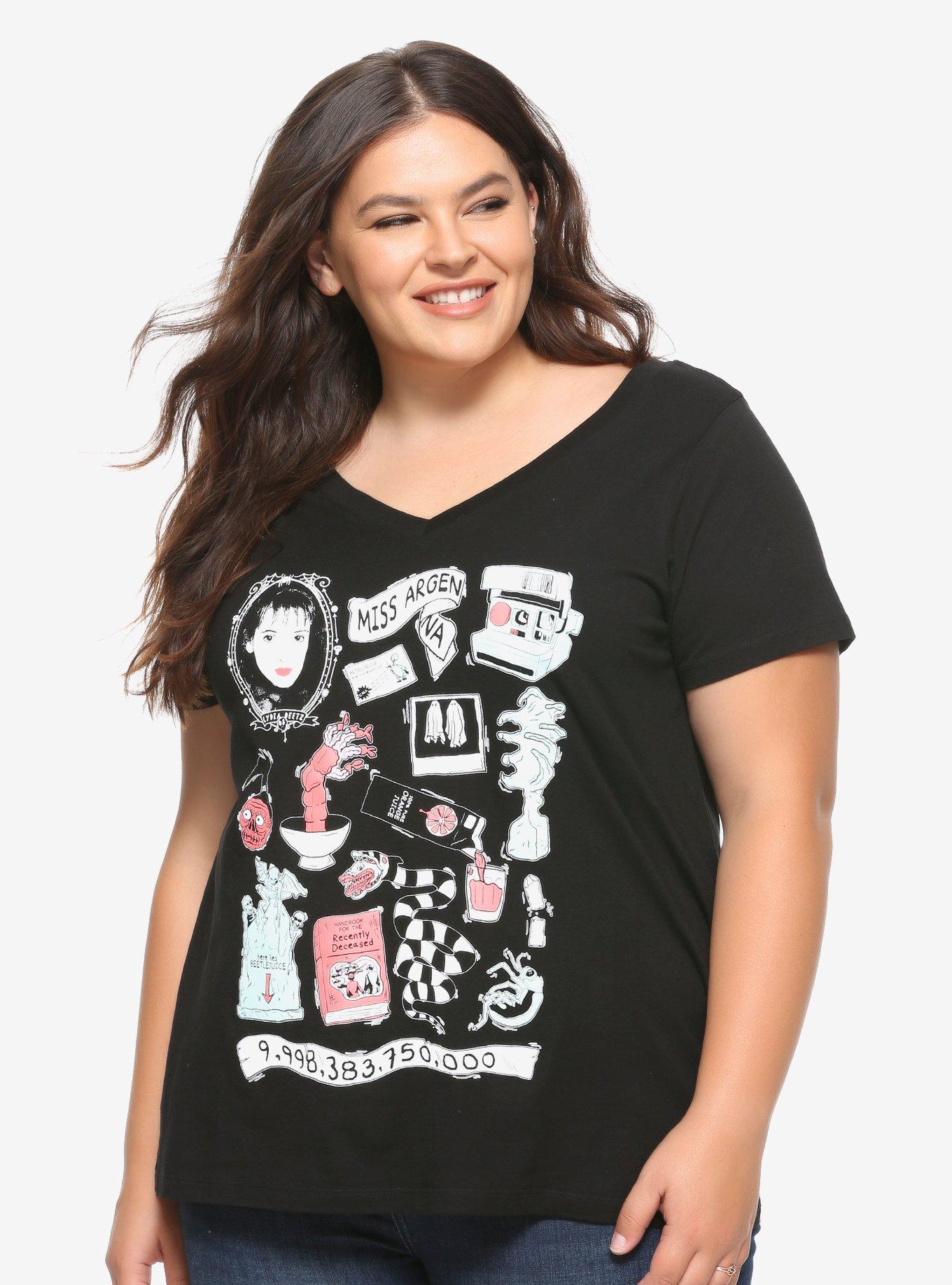 Beetlejuice Items Girls T-Shirt Plus Size, MULTI, hi-res