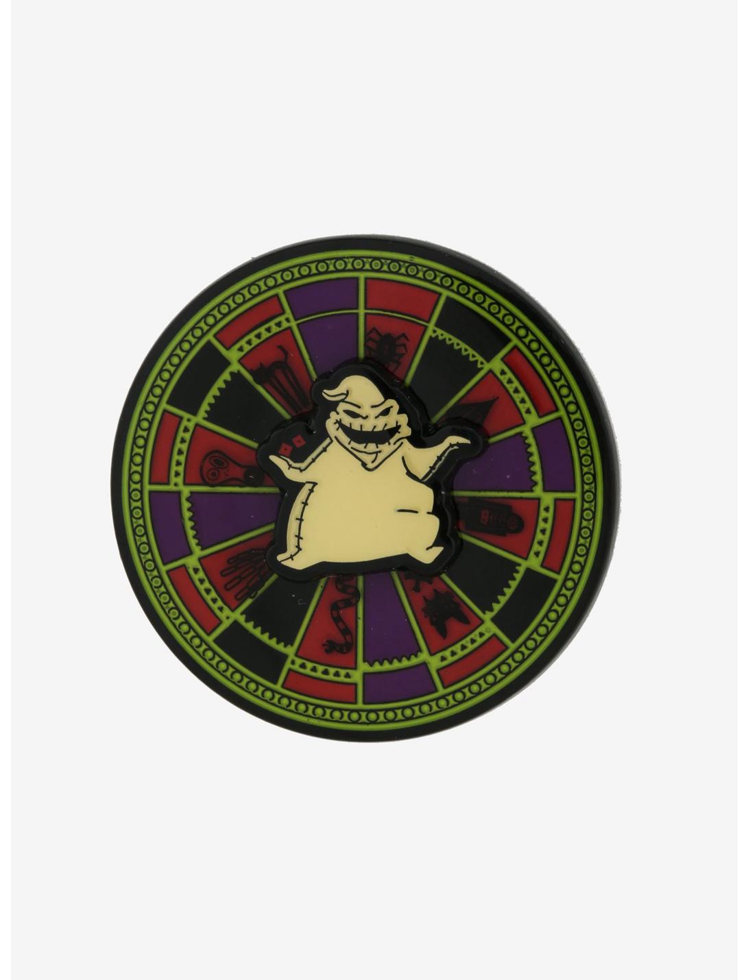 Loungefly The Nightmare Before Christmas Oogie Boogie Spinning Enamel Pin, , hi-res