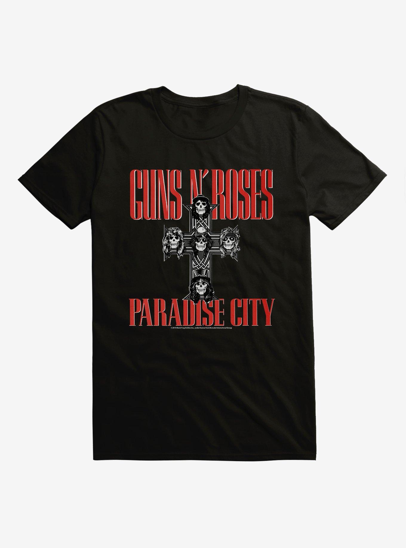 Guns N' Roses Paradise City T-Shirt, BLACK, hi-res