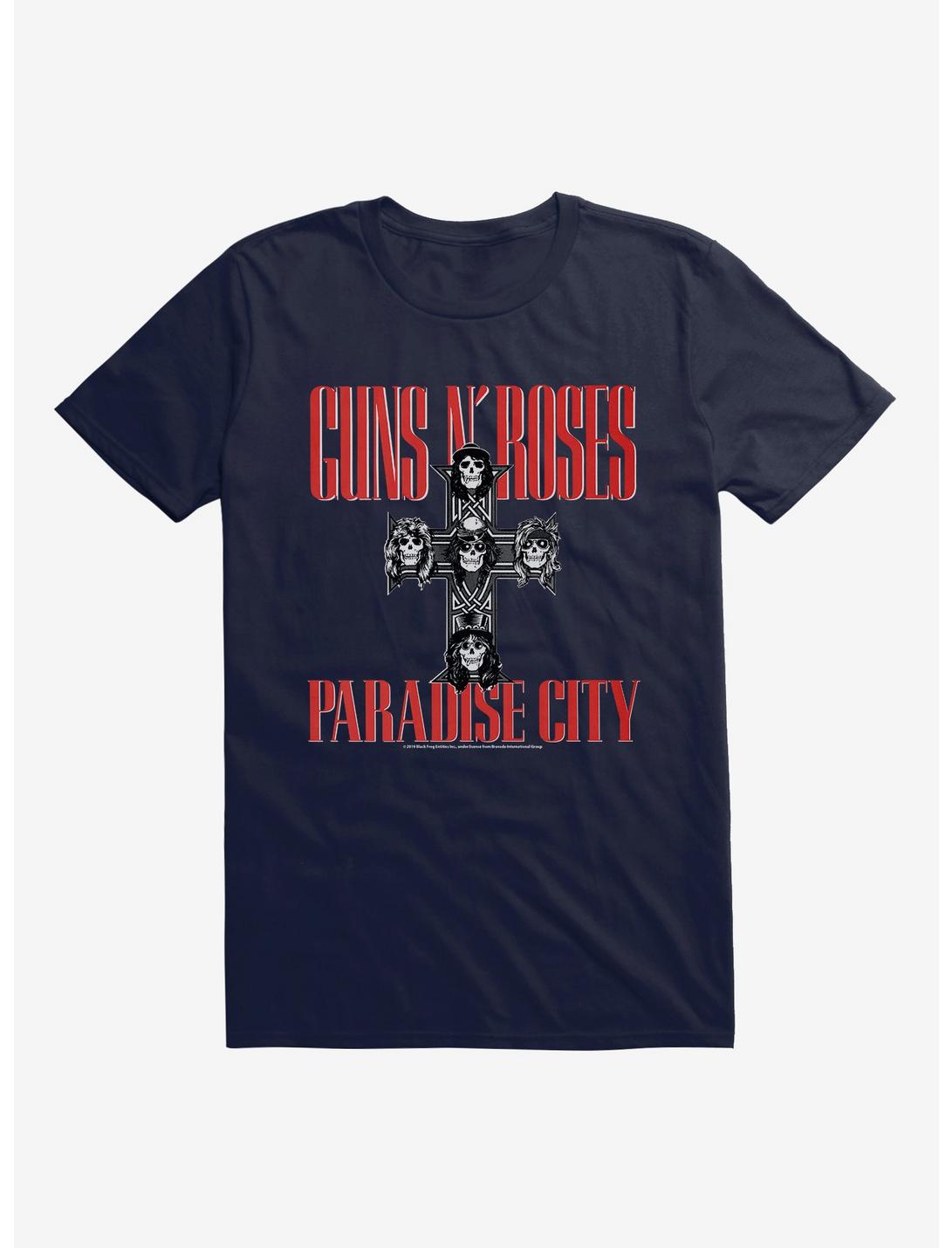 Guns N' Roses Paradise City T-Shirt, NAVY, hi-res