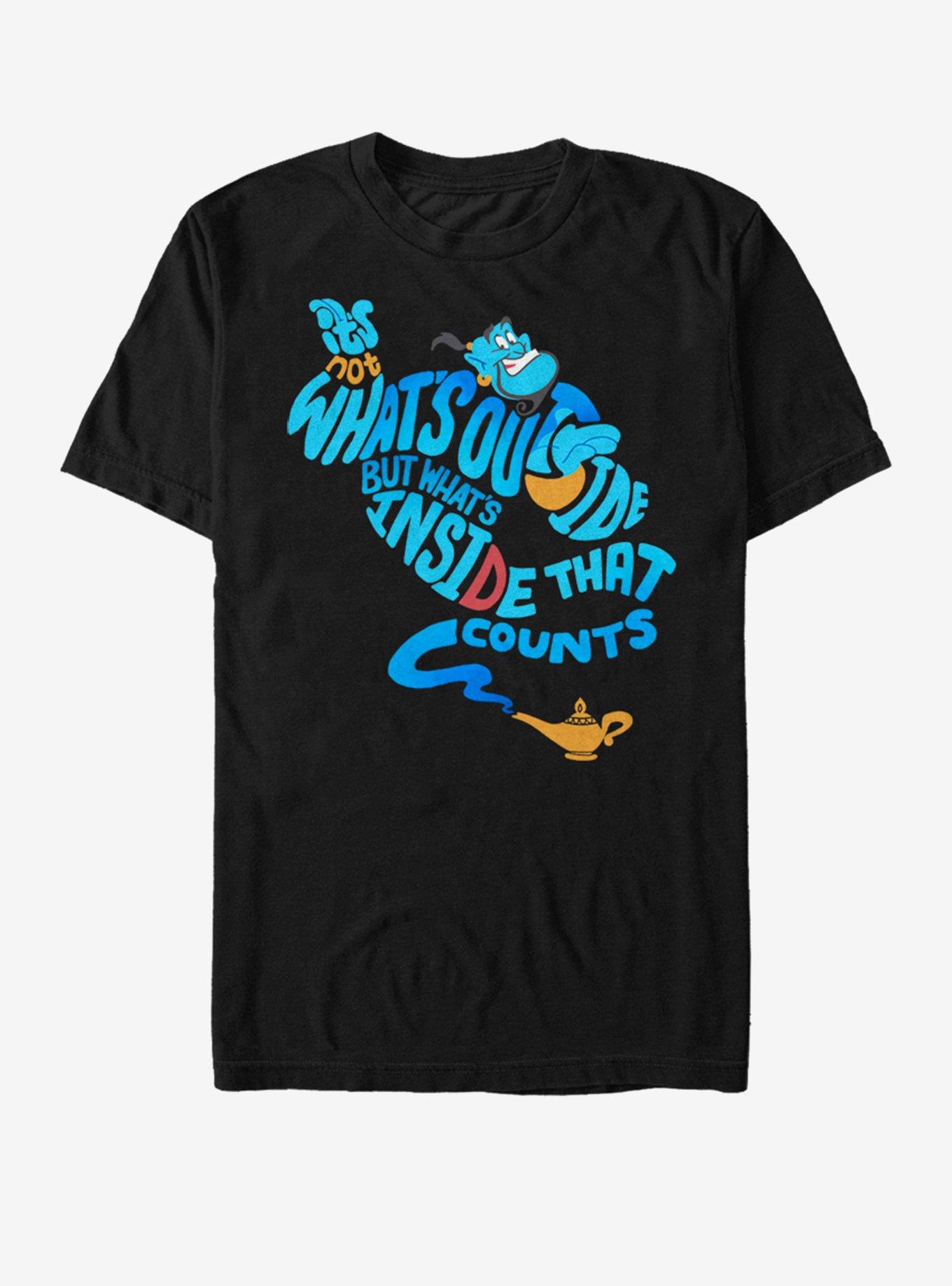 Disney Aladdin Quote Genie Bottle T-Shirt, BLACK, hi-res
