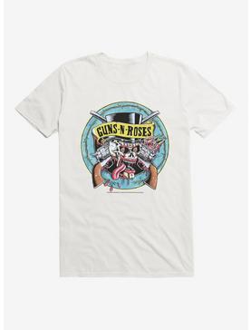 Plus Size Guns N' Roses Suicide Skull T-Shirt, , hi-res