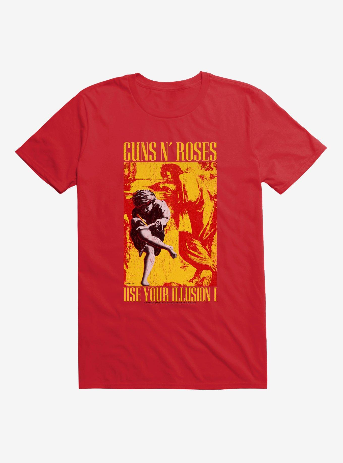 Guns N' Roses Use Your Illusion I T-Shirt, RED, hi-res
