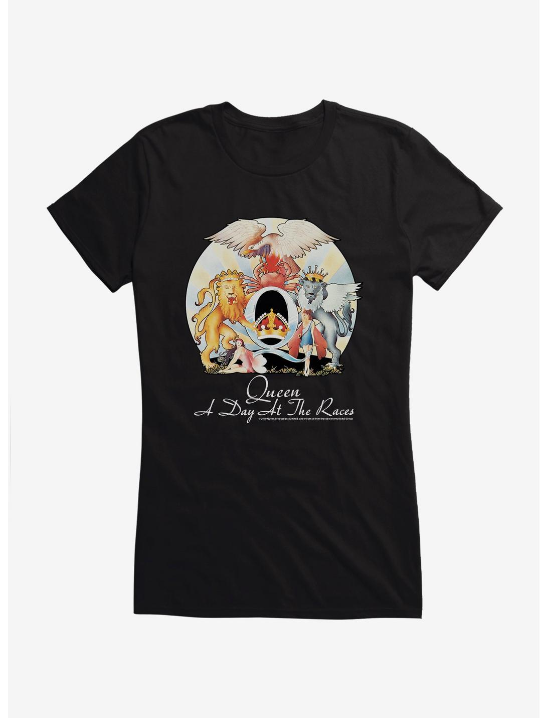 Queen A Day At The Races Girls T-Shirt, BLACK, hi-res