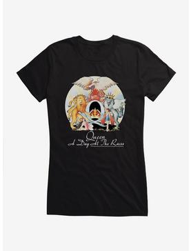 Plus Size Queen A Day At The Races Girls T-Shirt, , hi-res