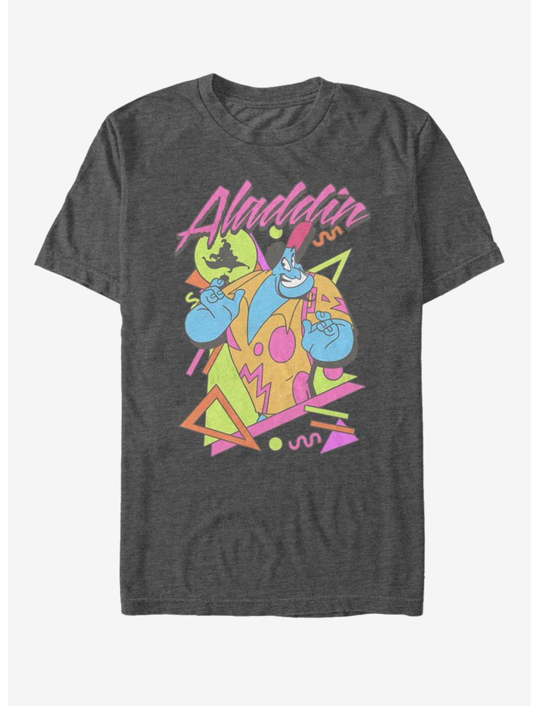 Disney Aladdin Retro Genie T-Shirt, CHAR HTR, hi-res