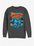 Disney Aladdin Tropical Genie Sweatshirt, CHAR HTR, hi-res