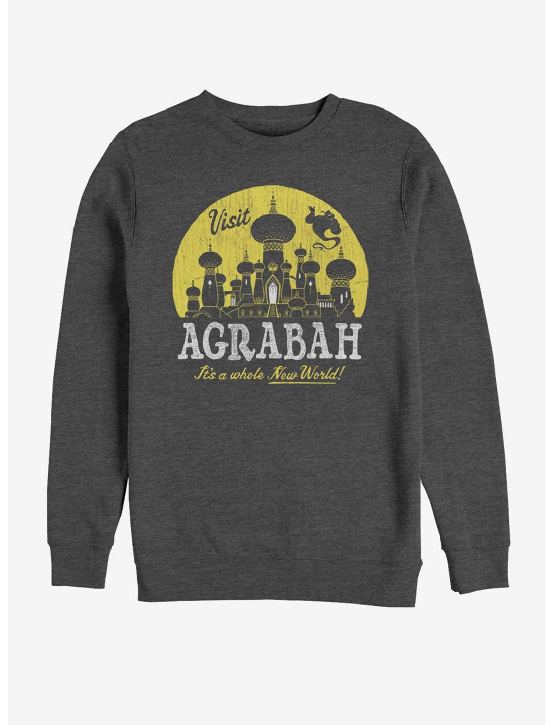 Disney Aladdin Agrabah Sweatshirt, CHAR HTR, hi-res